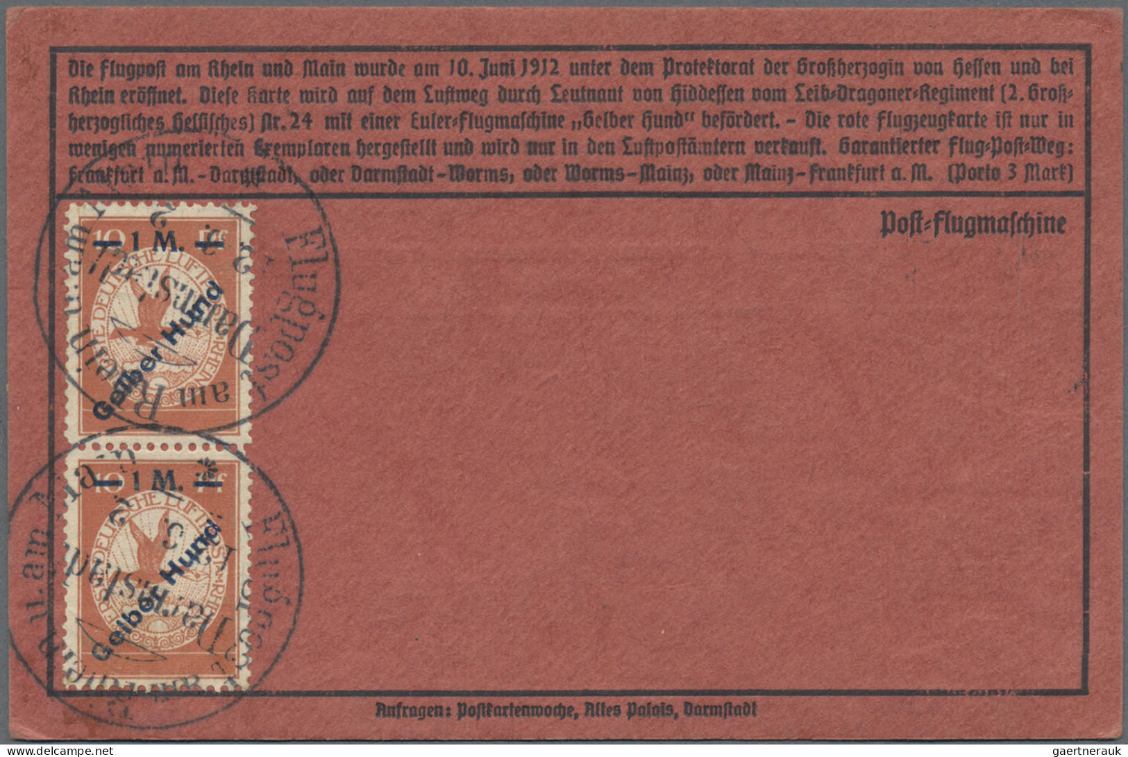 Zeppelin Mail - Germany: 1912/1940 (ca.), Zeppelinpost + Luftpost, hochwertiger