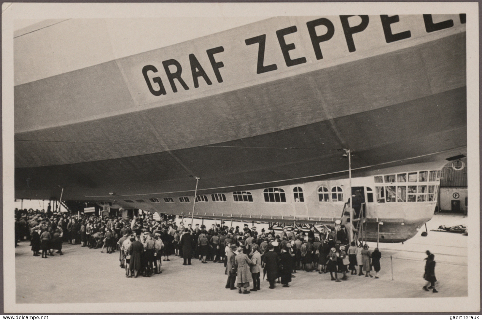 Zeppelin Mail - Germany: 1929/1939, Umfangreiche interessante Sammlung mit ca. 4