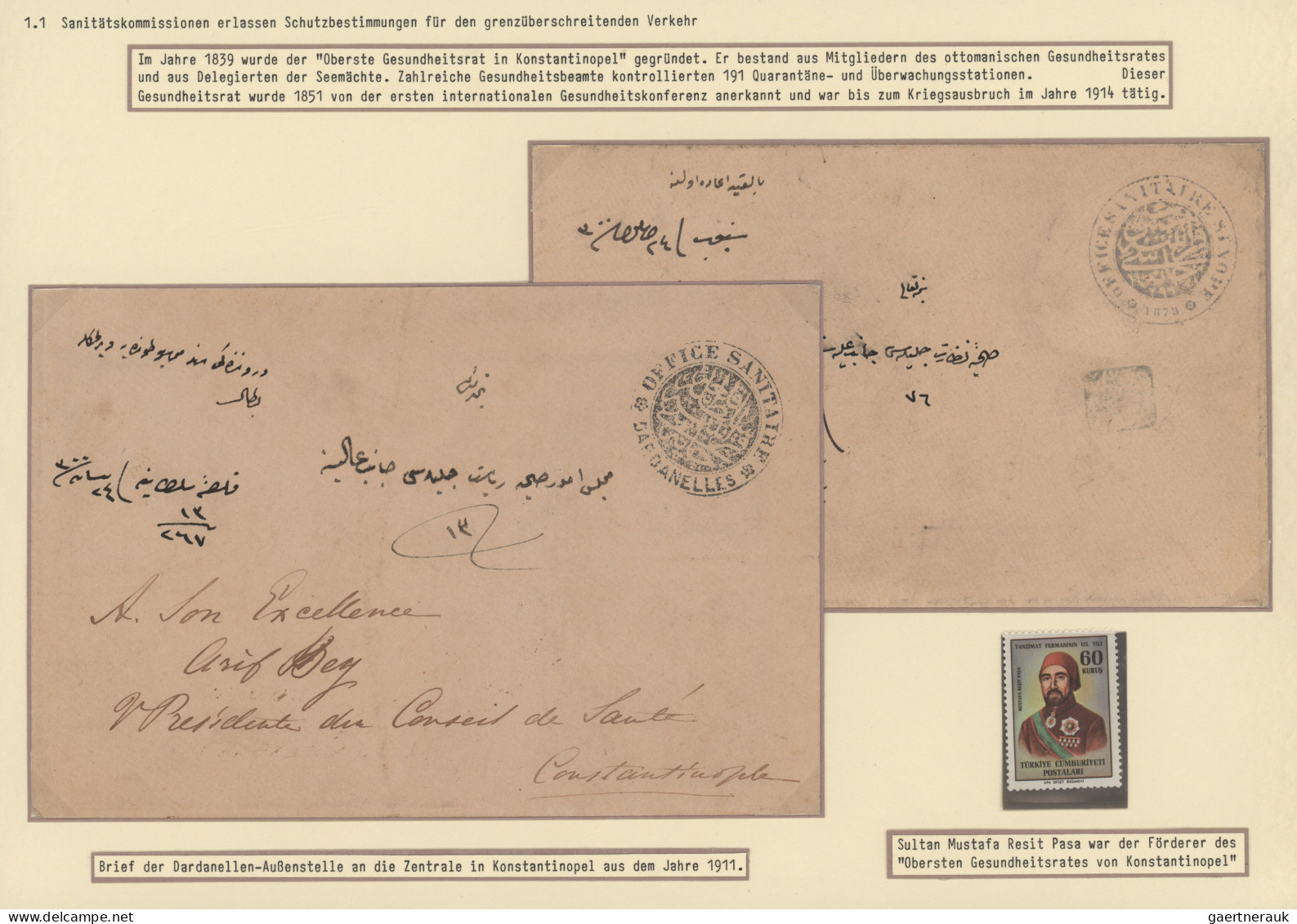 Disinfection Mail: 1716/1911, Extraordinary Exhibit Collection Of 52 Disinfected - Sonstige & Ohne Zuordnung