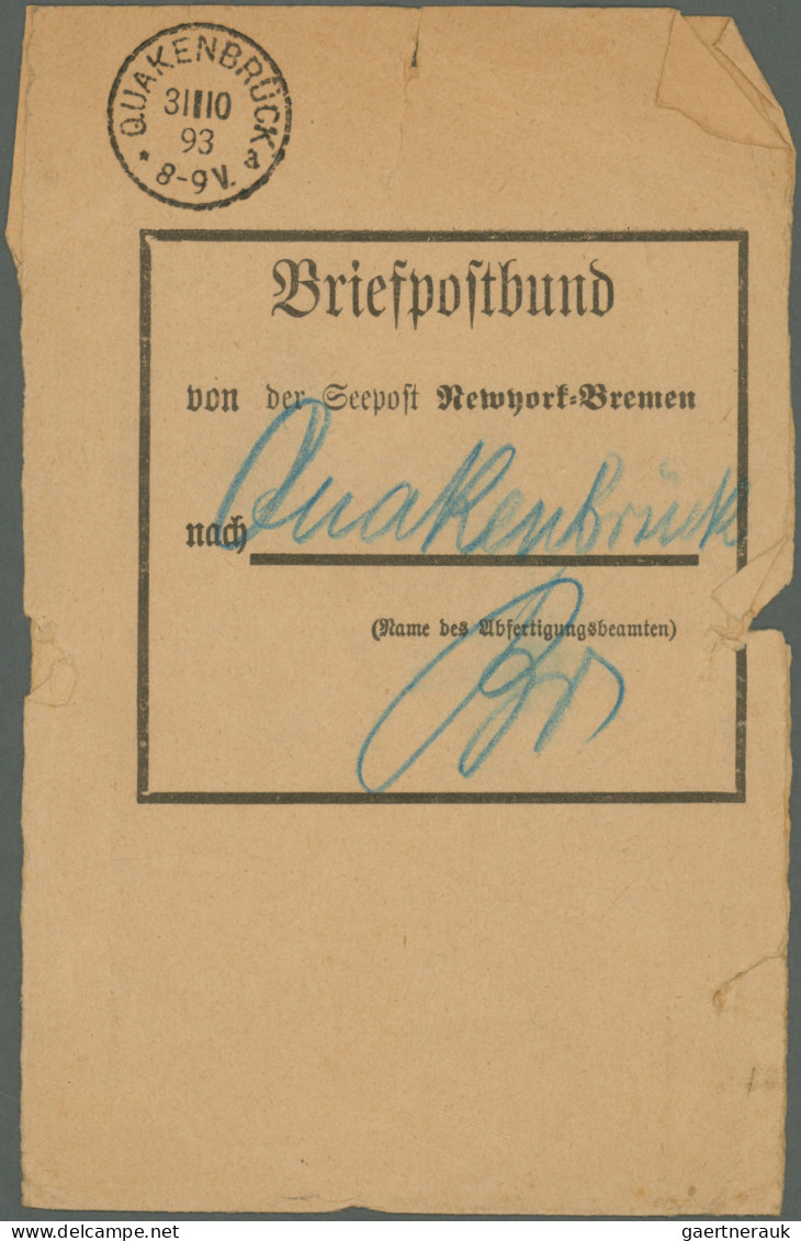 Shipsmail - Germany: 1926/2003, Partie Von Ca. 90 Belegen Mit Schiffspost Und En - Colecciones