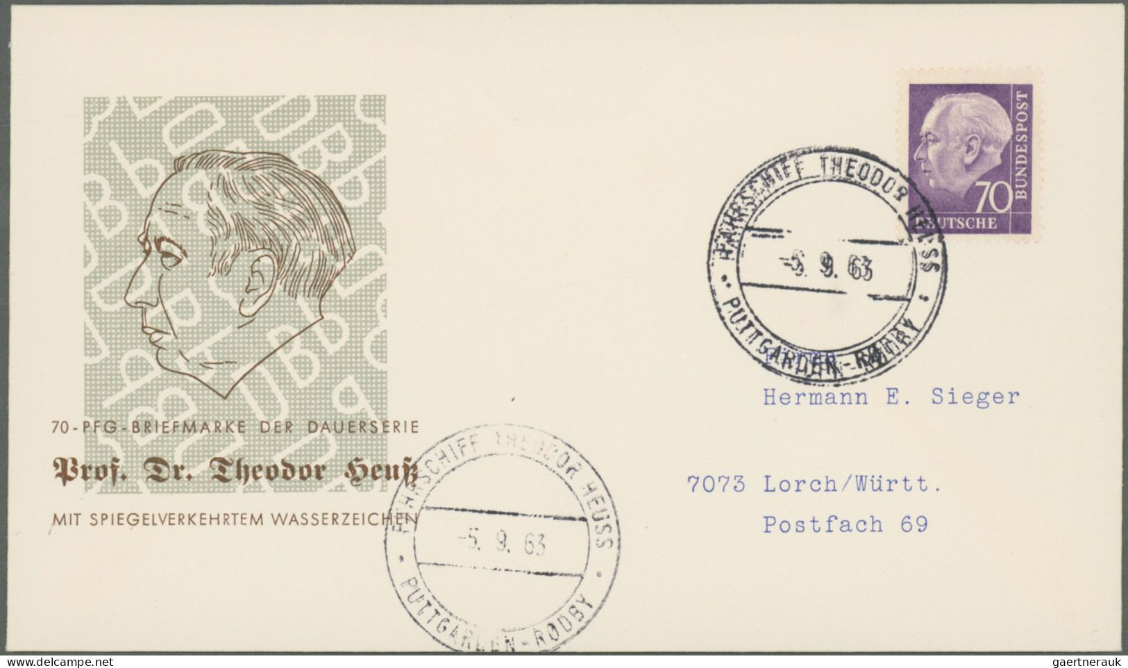 Shipsmail - Germany: 1926/2003, Partie Von Ca. 90 Belegen Mit Schiffspost Und En - Sammlungen