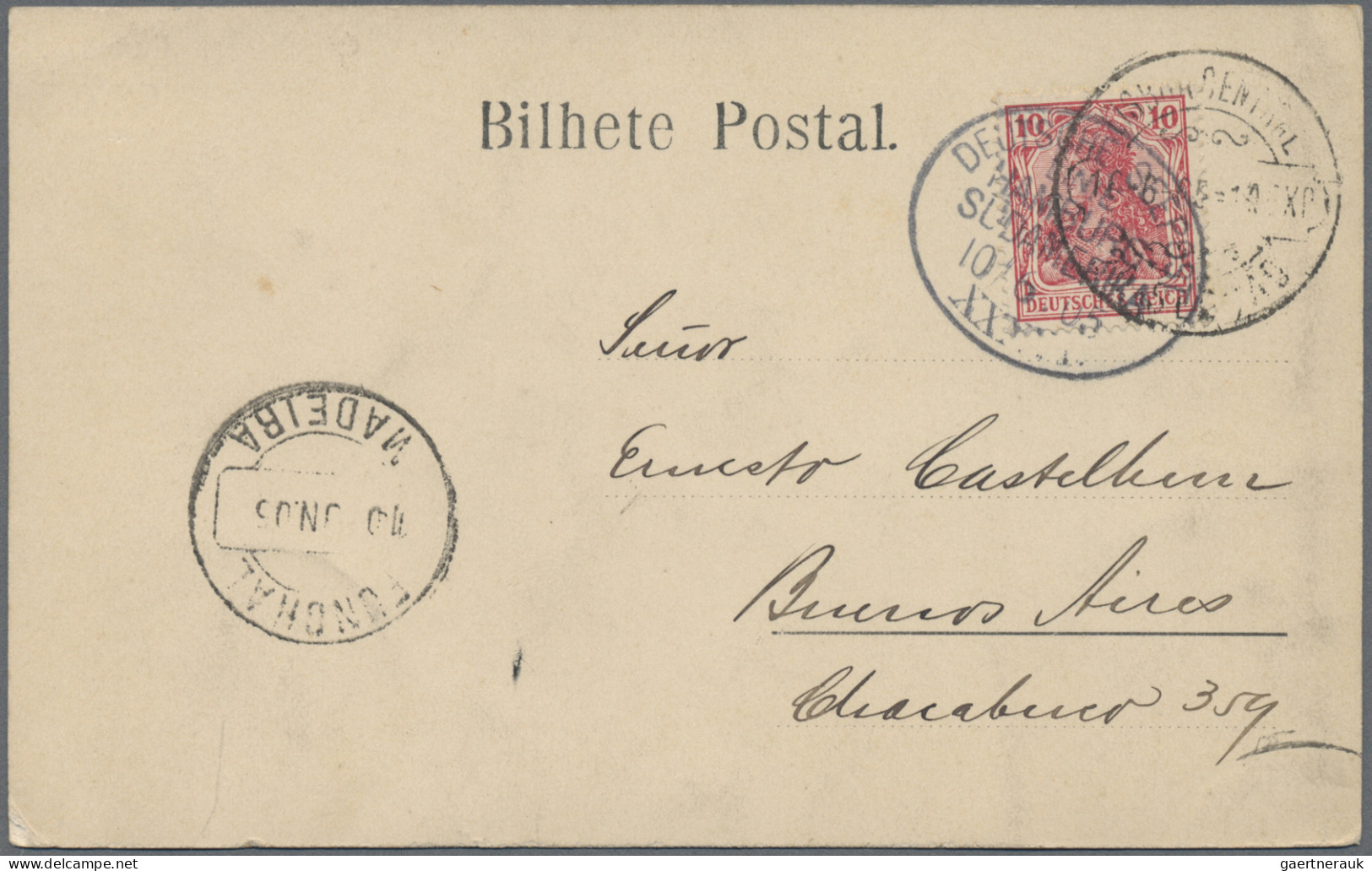 German Ship Post: 1895/1939, Partie Von 31 Schiffspost-Karten/-Briefen (davon Zw - Autres & Non Classés