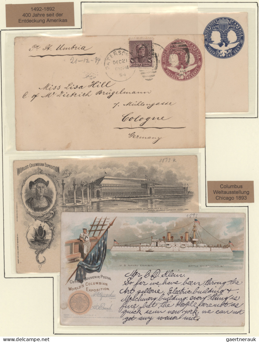 German Ship Post: 1849, Album mit 13 Blatt (nicht alle Seiten voll) Schiffspost/