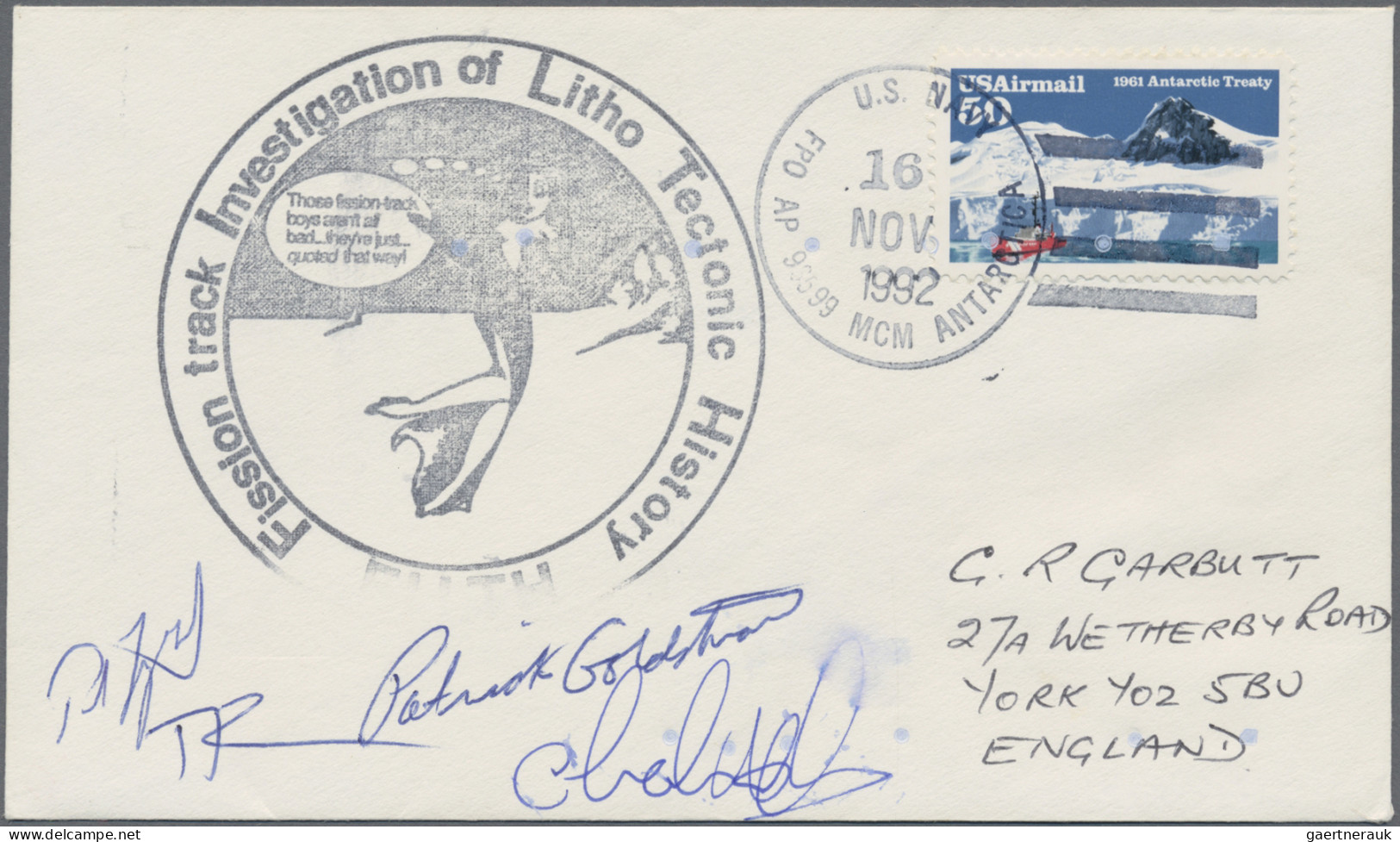 Thematics: Antarctic: 1961/1993 (ca.), U.S. ANTARCTIC RESEARCH, Collection Of Ap - Autres