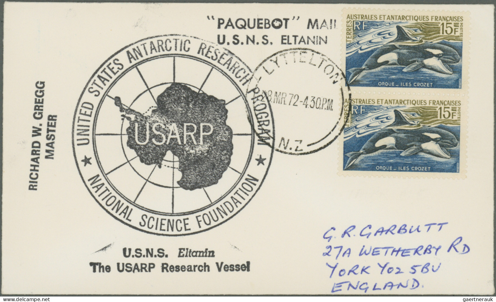 Thematics: Antarctic: 1962/1994 (ca.), U.S. ANTARCTIC RESEARCH, Collection Of Ap - Andere