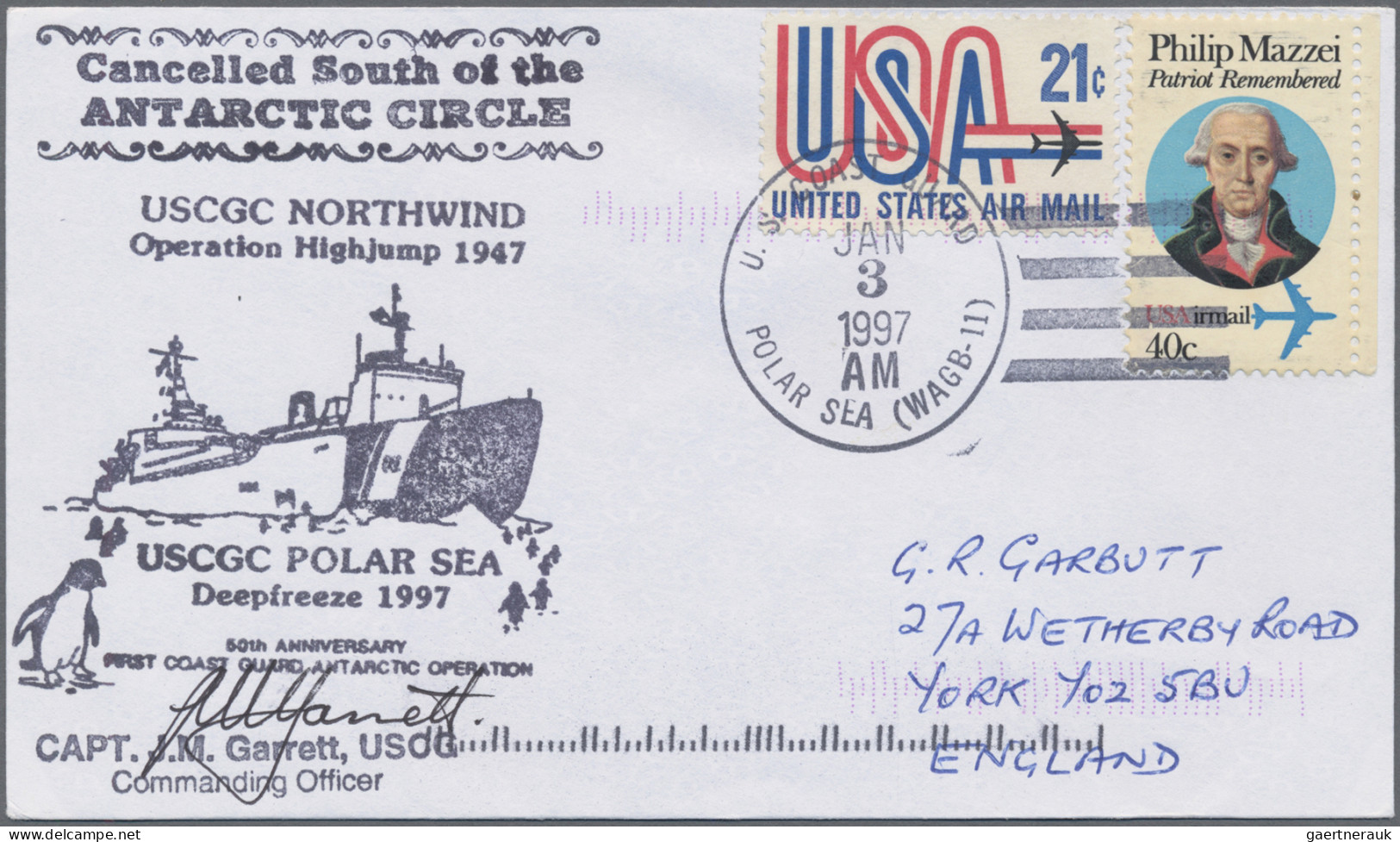 Thematics: Antarctic: 1965/1998 (ca.), U.S. ANTARCTIC RESEARCH, Collection Of Ap - Autres