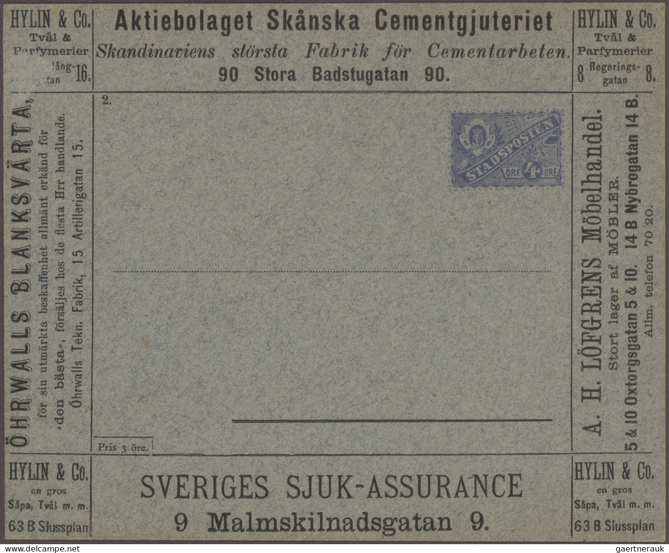 Thematics: Advertising Postal Stationery: 1870/1960 Ca., Interesting Collection - Otros