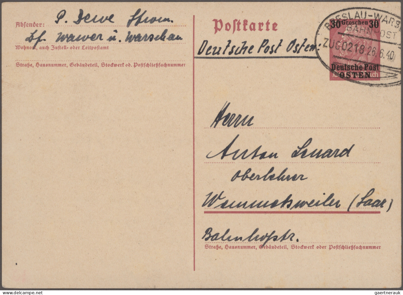 Thematics: Railway: 1860-modern: Etwa 140 Briefe, Postkarten, Ansichtskarten Und - Trenes