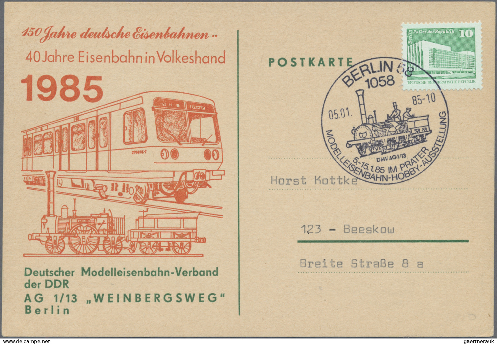 Thematics: Railway: 1900/2010 (ca.), Mainly From 1960s, Enormous Collection/accu - Treinen