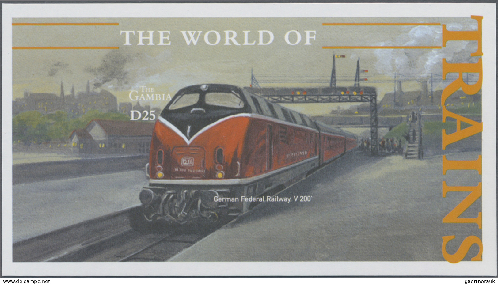 Thematics: Railway: 2000/2015, Various Countries. Collection Containing 63 IMPER - Trenes