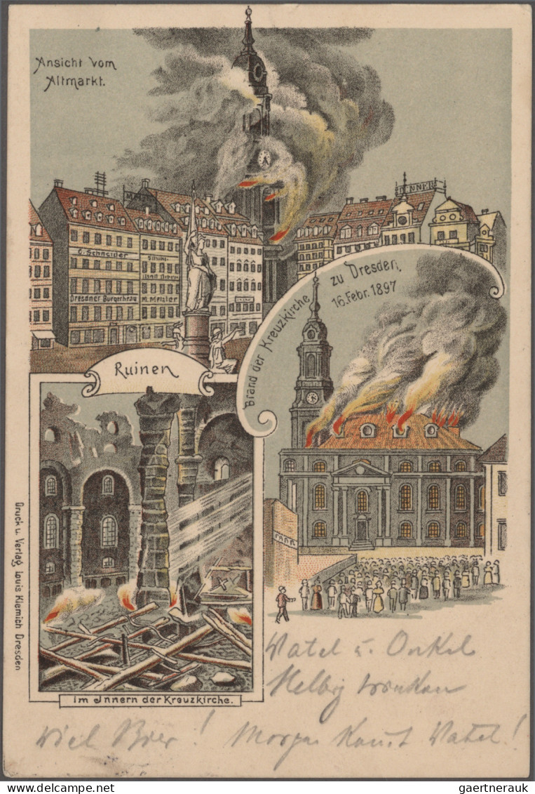 Thematics:  Firebrigade: 1897/2000 (ca.), Umfangreiche Thematik-Sammlung FEUERWE - Pompieri