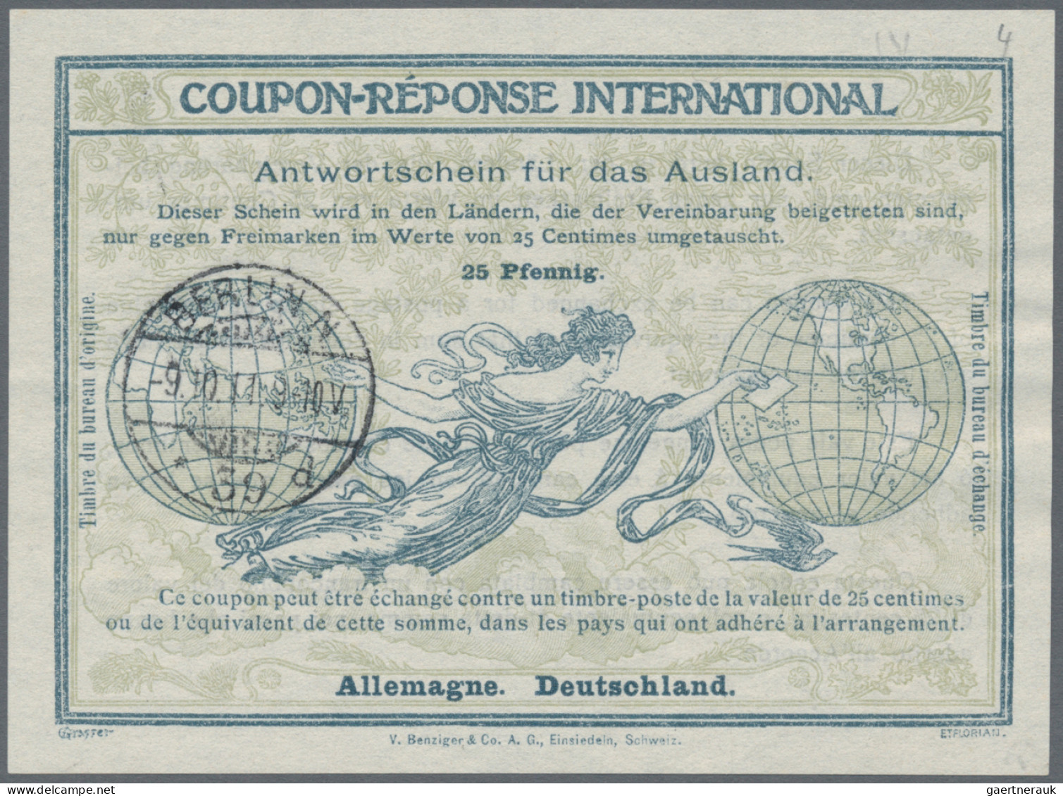 International Reply Coupons: 1910-modern: About 400 Intern. Reply Coupons Worldw - Other