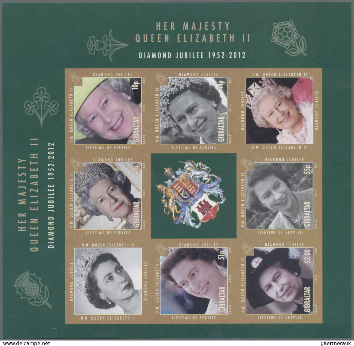 Thematics: royalty, nobility: 1999/2012, various countries. Collection containin