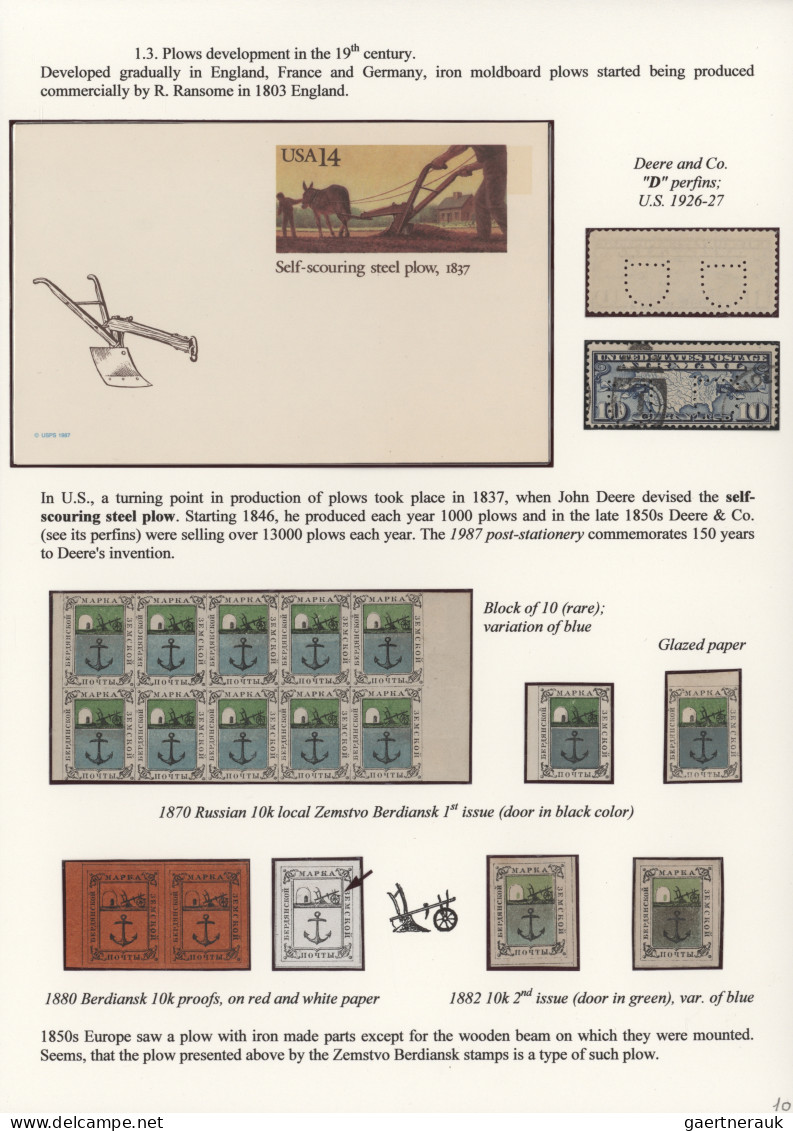 Thematik: agriculture: "Land Cultivation from Early Beginnings to Present Time C