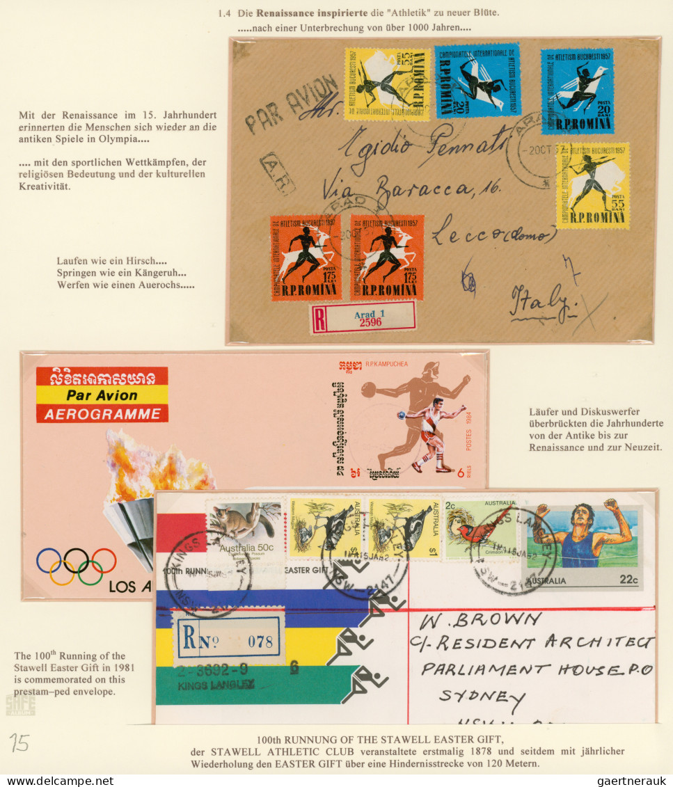 Thematics: Olympic Games: Vielfach goldprämierte AUSSTELLUNGS-SAMMLUNG "OLYMPISC