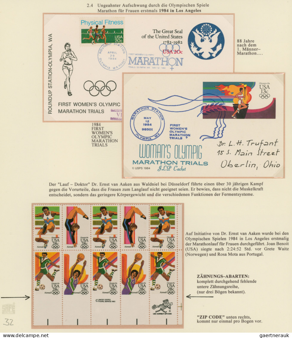 Thematics: Olympic Games: Vielfach goldprämierte AUSSTELLUNGS-SAMMLUNG "OLYMPISC