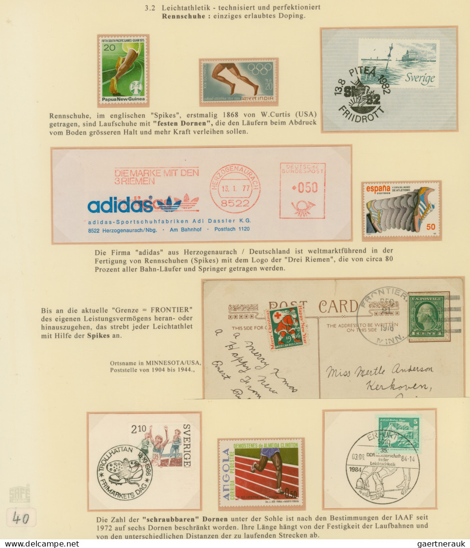 Thematics: Olympic Games: Vielfach goldprämierte AUSSTELLUNGS-SAMMLUNG "OLYMPISC