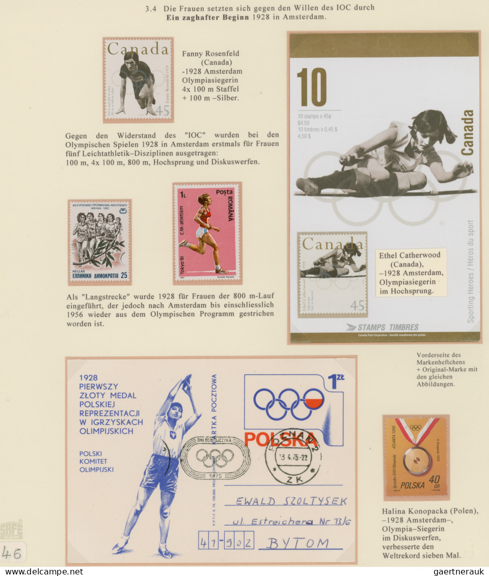 Thematics: Olympic Games: Vielfach goldprämierte AUSSTELLUNGS-SAMMLUNG "OLYMPISC