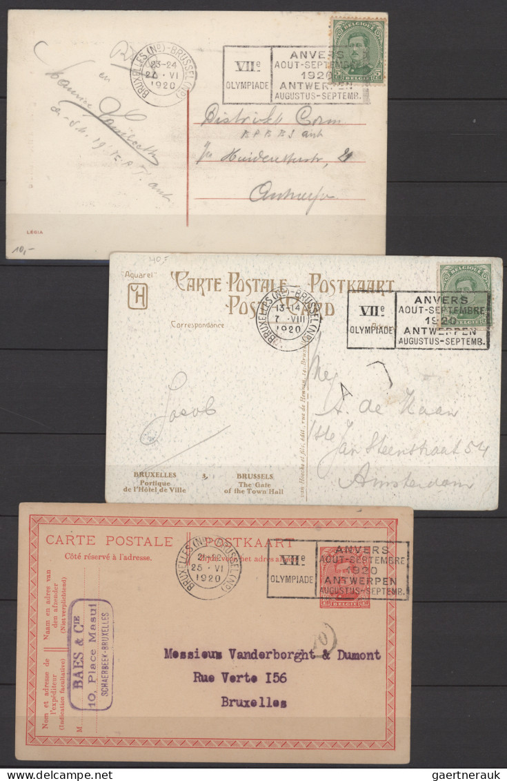 Thematics: Olympic Games: 1920, Olympic Games Antwerp, collection of 28 covers/c