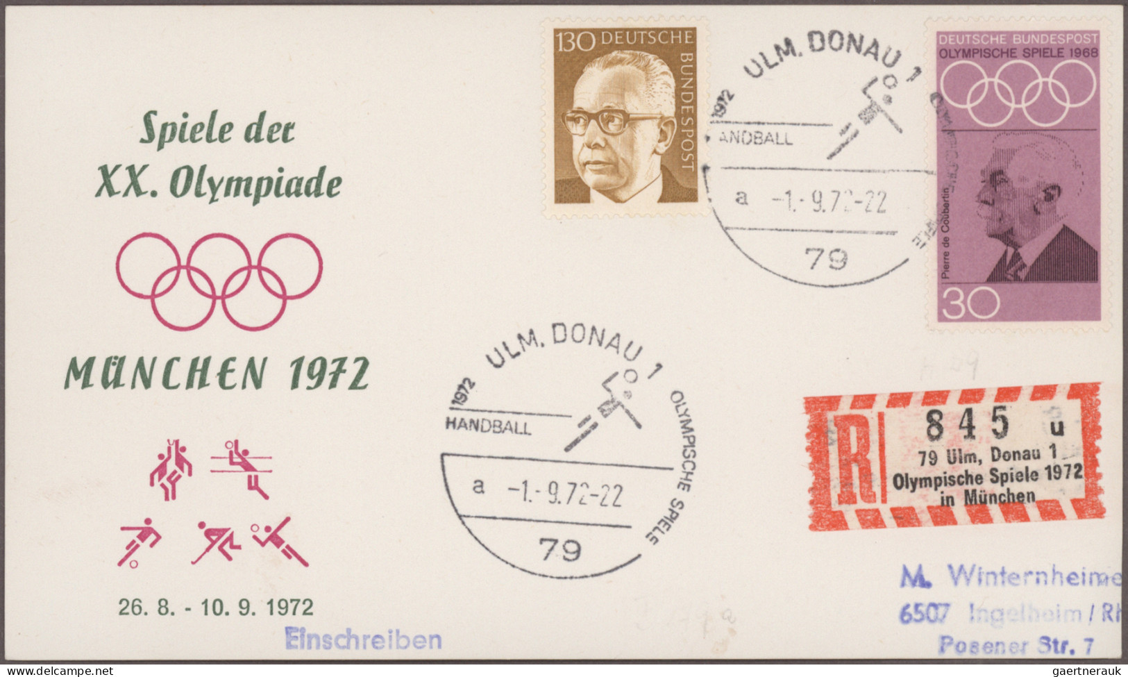 Thematics: Olympic Games: 1924/1976, "SPORTS" in general and "OLYMPIC GAMES" in