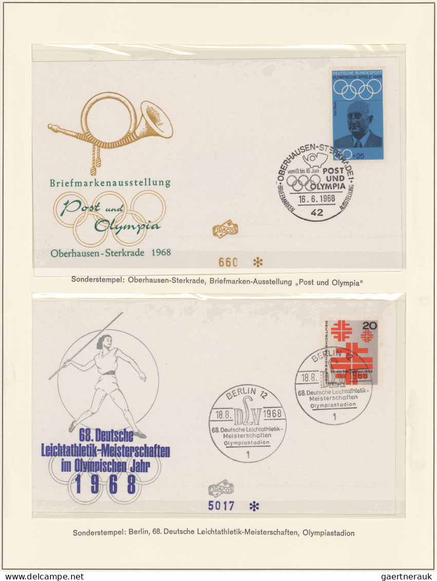 Thematics: Olympic Games: 1968 - 1972, Very Specialised Collection On Preprinted - Autres & Non Classés