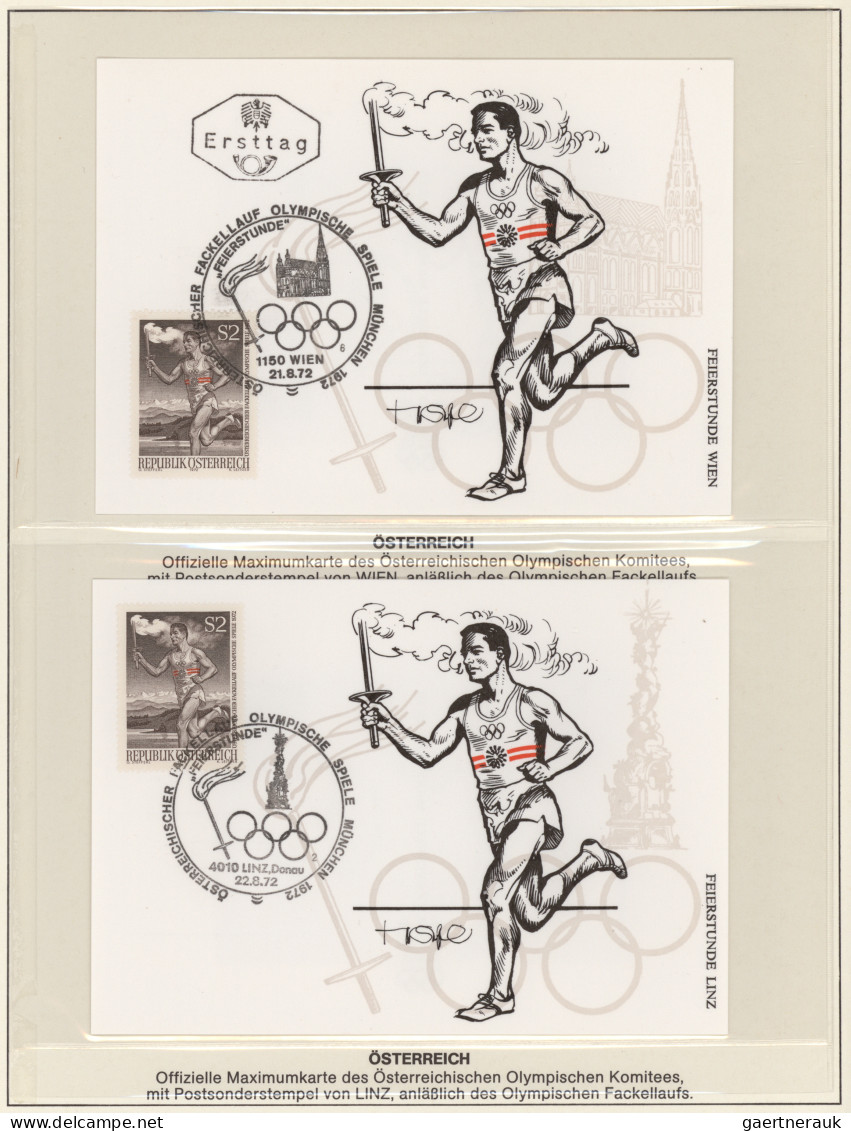 Thematics: Olympic Games: 1968 - 1972, Very Specialised Collection On Preprinted - Andere & Zonder Classificatie