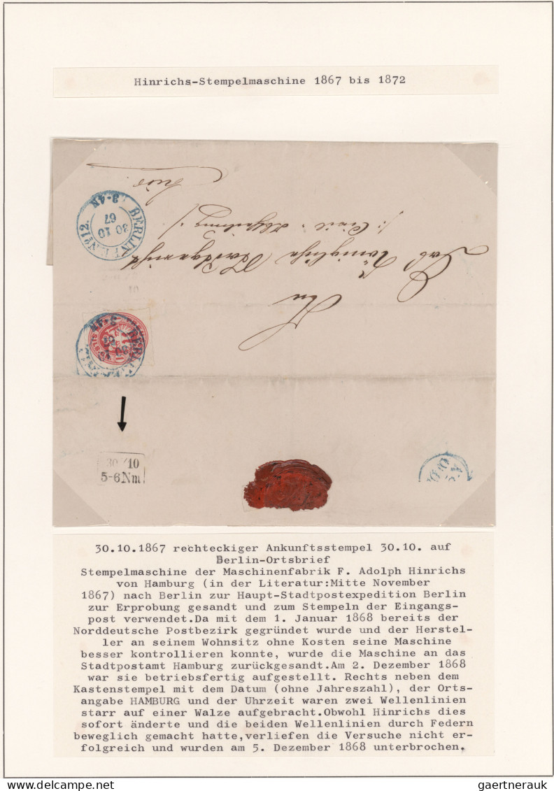 Thematics:  Postal Mecanization: 1867/1973, DEUTSCHLAND, Ausstellungsmäßig Aufge - Poste