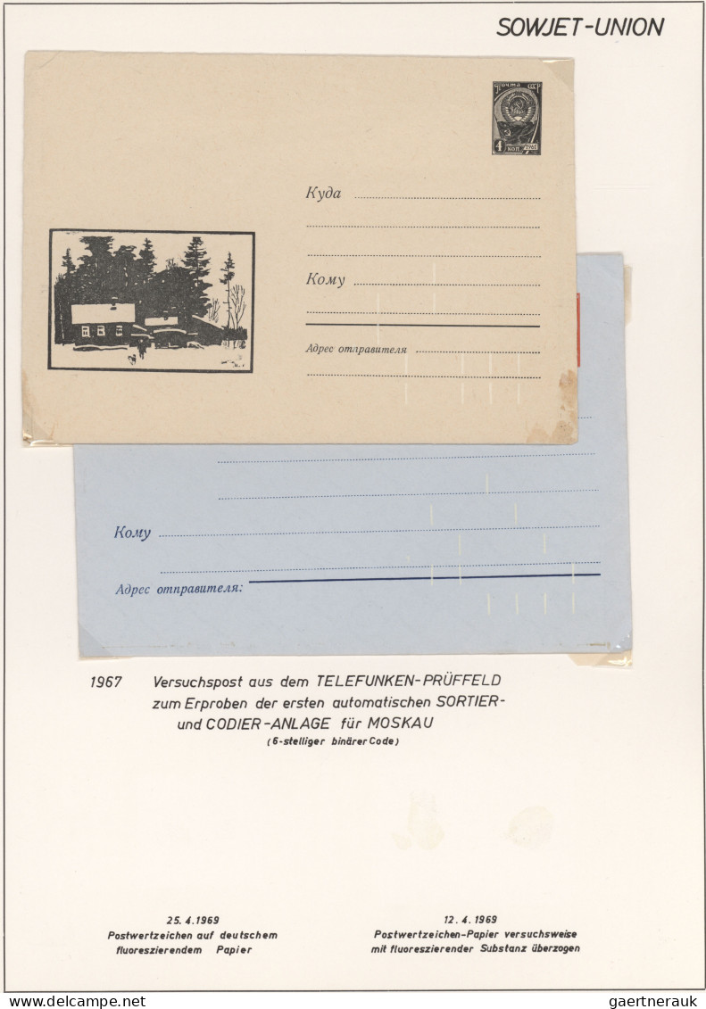 Thematics:  postal mecanization: 1922/1980 appr. mostly modern covers depicting