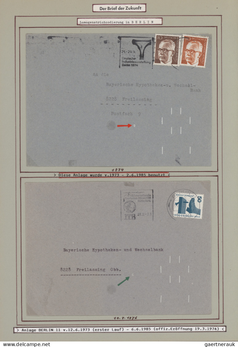 Thematics:  Postal Mecanization: 1940/2000 (ca.), Postautomation In Deutschland, - Correo Postal