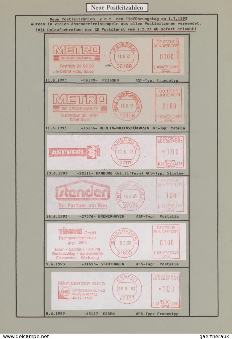 Thematics:  postal mecanization: 1940/2000 (ca.), Postautomation in Deutschland,