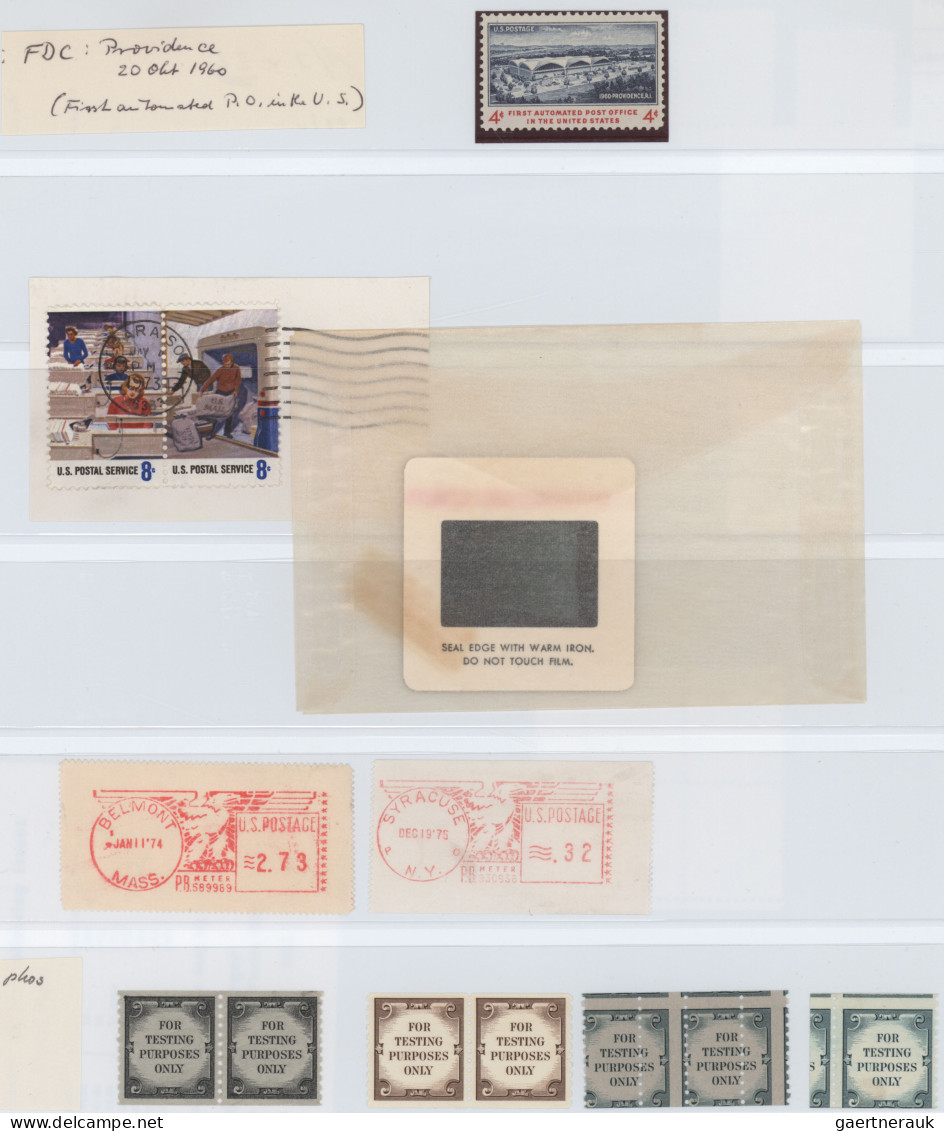 Thematics:  Postal Mecanization: 1966/1980 Appr. Specialized Collection Of Posta - Post