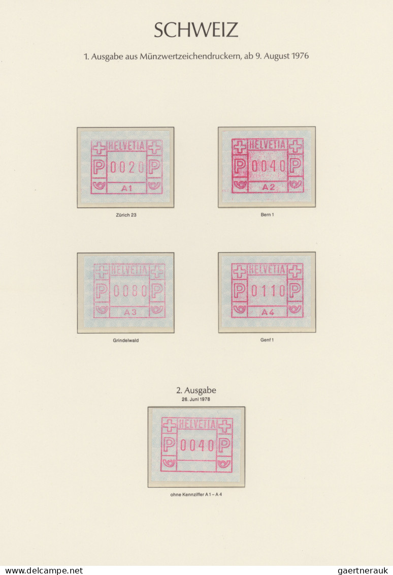 Thematics:  Postal Mecanization: 1970's-1990's Ca.: Collection Of Coil Stamps Fo - Post