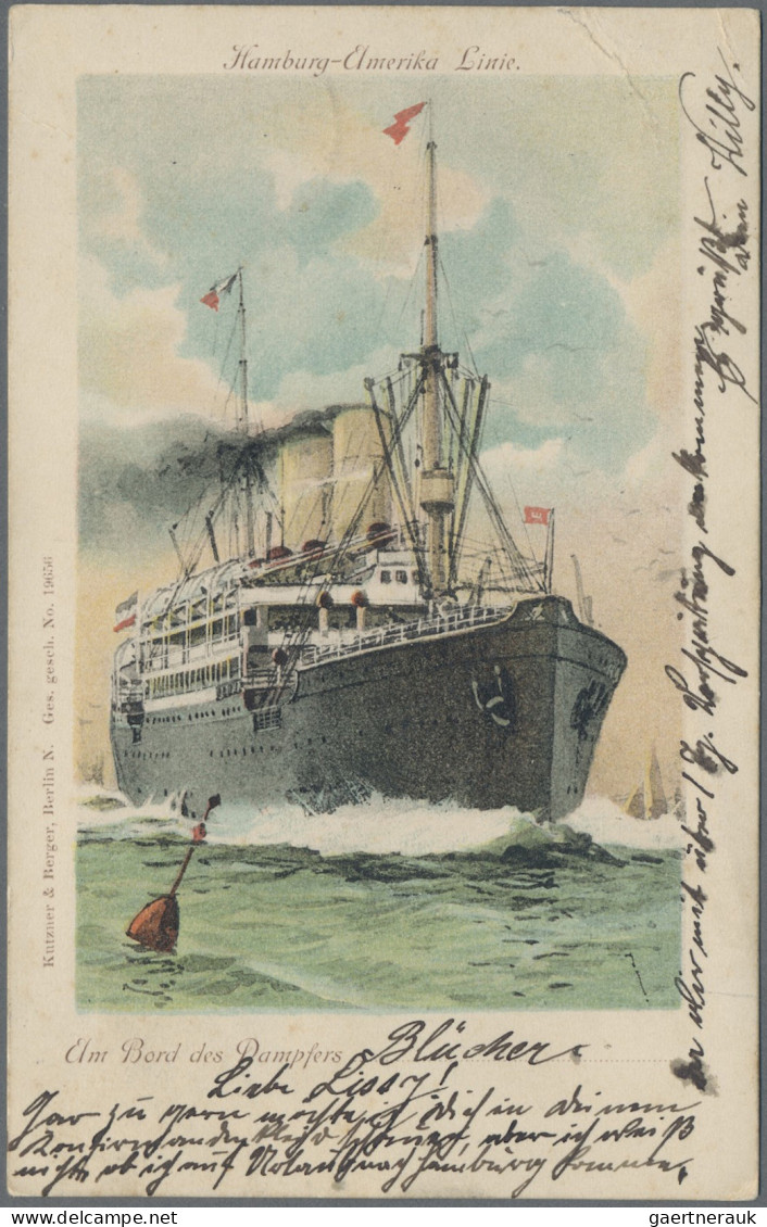 Thematics: Ships: 1900/1990 (ca.), Sophisticated Balance/collection Of Apprx. 38 - Ships