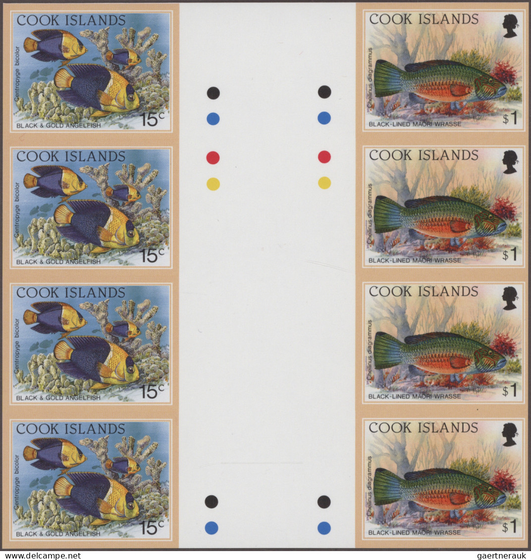 Thematics: Animals-sea Animals: 1994, Cook Islands. Lot With 16 Sets Of 10 Stamp - Vie Marine