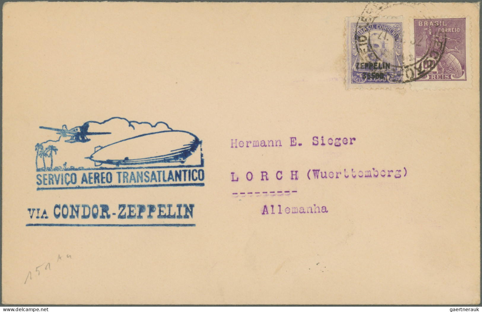Thematics: Zeppelin: 1929/39 (ca.), Interessante, Reich- Und Sehr Werthaltige Sa - Zeppeline