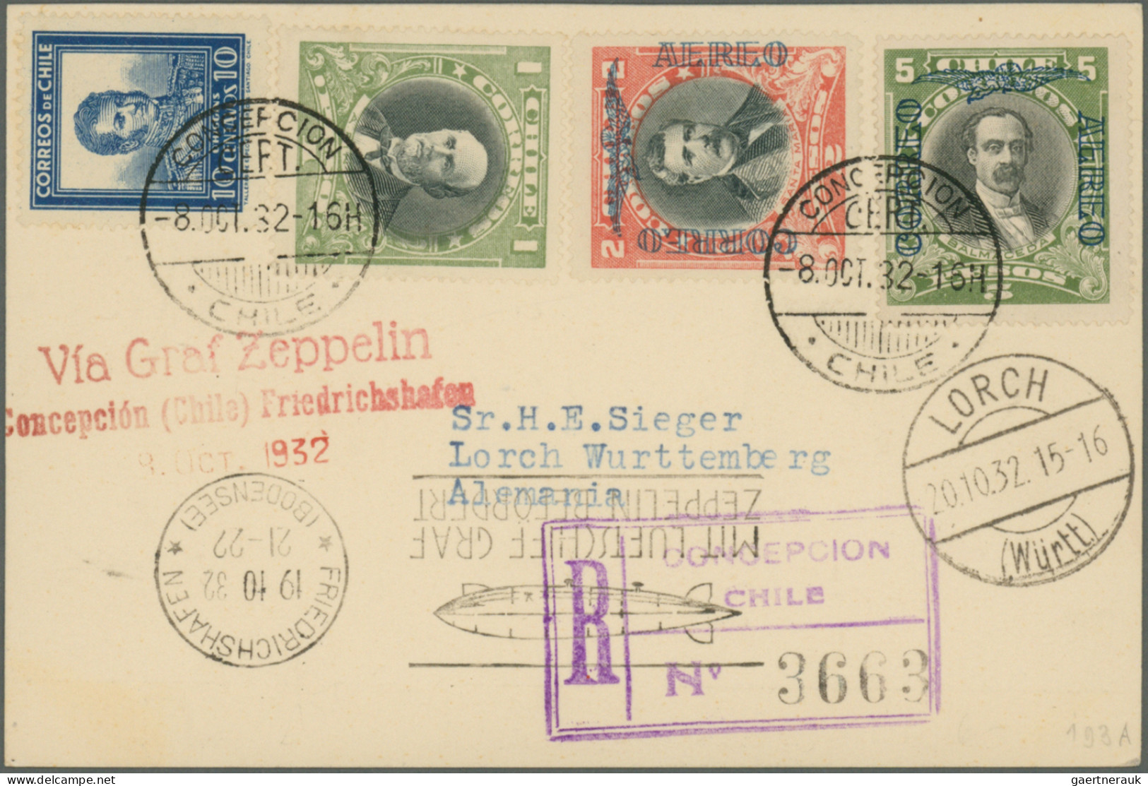 Thematics: zeppelin: 1929/39 (ca.), interessante, reich- und sehr werthaltige Sa