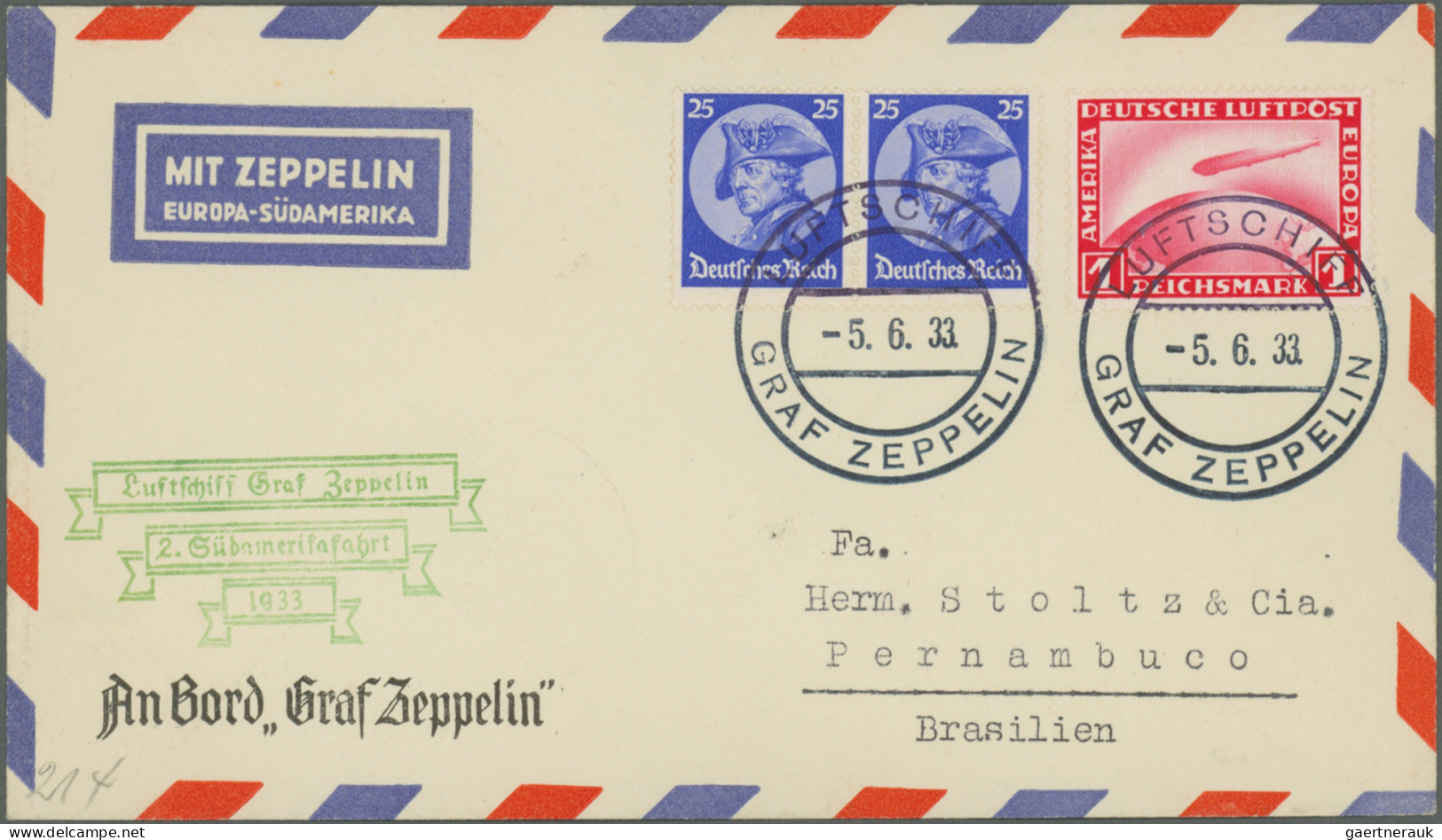 Thematics: zeppelin: 1929/39 (ca.), interessante, reich- und sehr werthaltige Sa