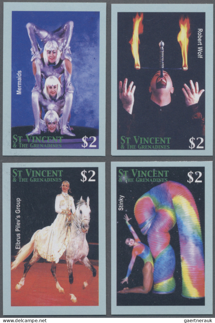 Thematics: Circus: 2003, Various Countries. Collection Containing 36 IMPERFORATE - Cirque