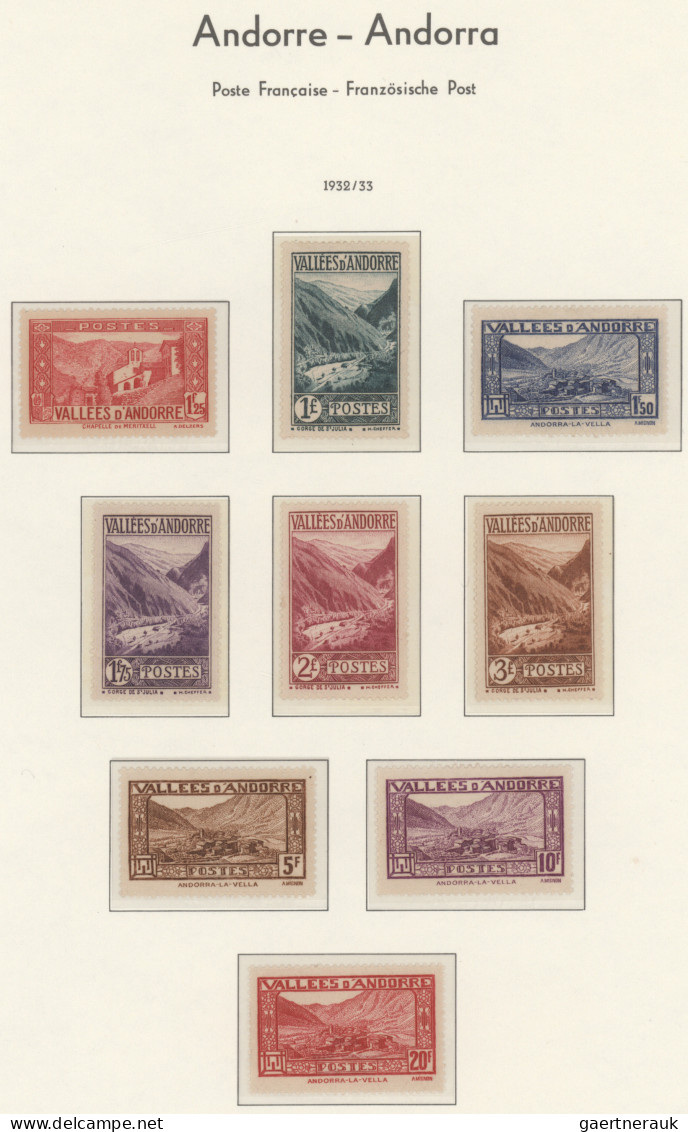 Andorra - French PO: 1931-2022 Obviously Complete Mint Collection In A Big Binde - Sonstige