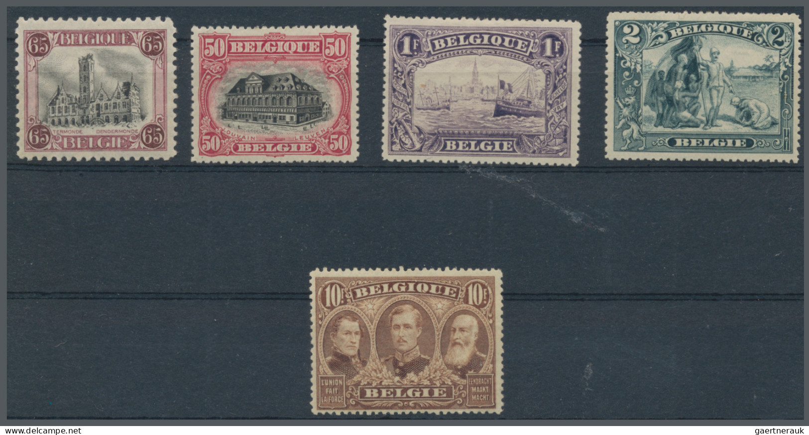 Belgium: 1849/1960 (ca.), Used And Mint Balance On Stockcards, From Some Epaulet - Sammlungen