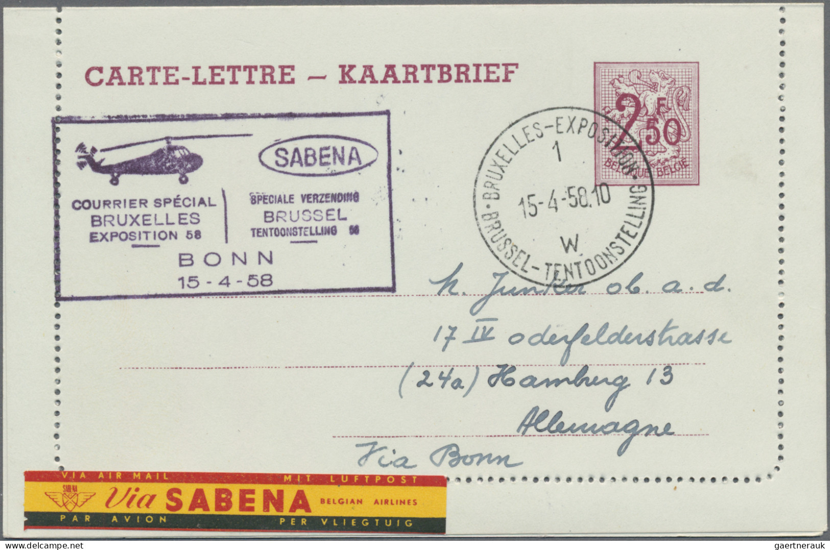 Belgium - Postal Stationery: 1871/1958, Assortment Of 46 Used/unused Stationerie - Sonstige & Ohne Zuordnung