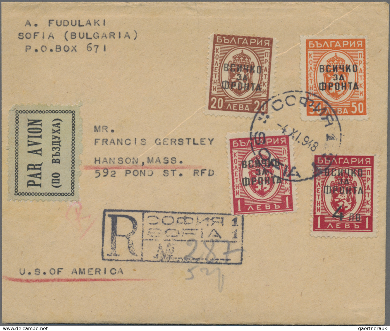 Bulgaria: 1900/1960 (ca.), assortment of apprx. 116 covers/cards, all apparently