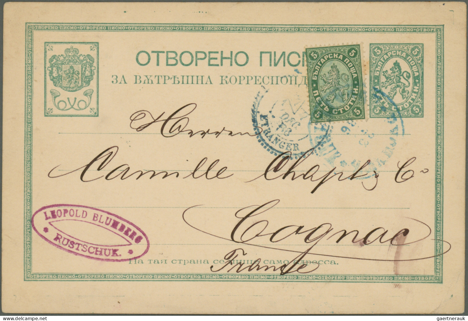 Bulgaria - Postal Stationery: 1884/1898, Lion Issues, Assortment Of Apprx. 111 C - Postkaarten