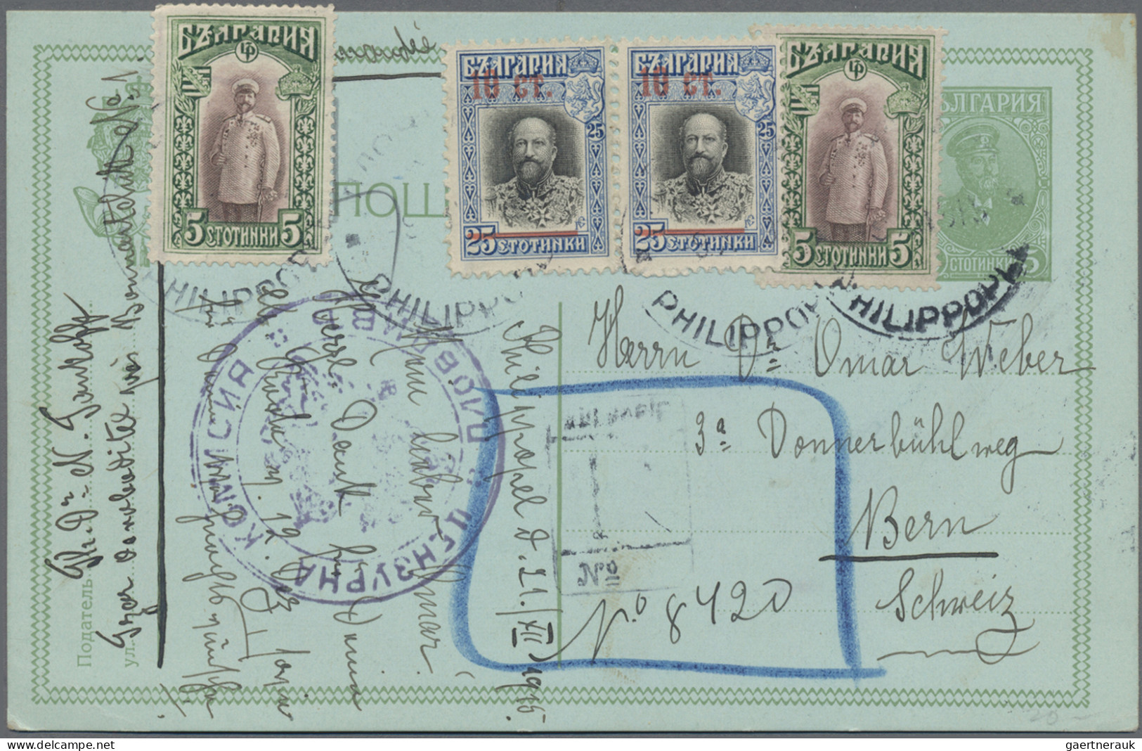 Bulgaria - Postal Stationery: 1896/1968, Almost Exclusively Up To 1940, Lot Of 1 - Postkaarten