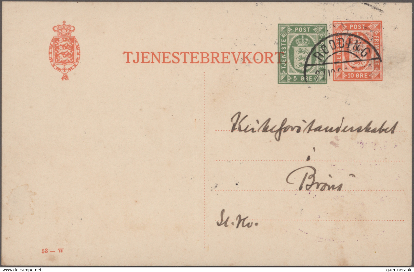 Denmark: 1855/2017, balance of apprx. 720 covers/cards/stationeries showing a gr