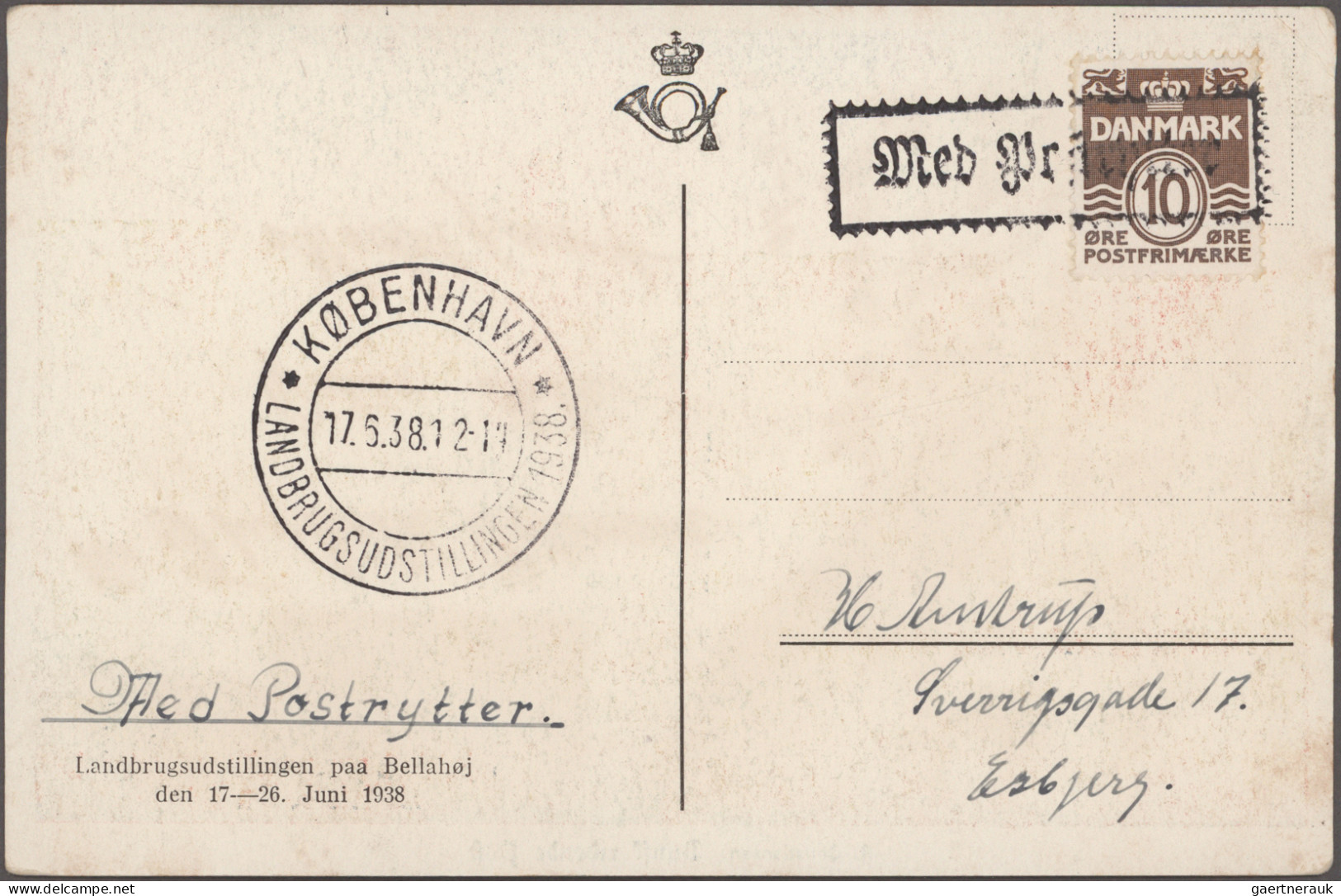 Denmark: 1855/2017, balance of apprx. 720 covers/cards/stationeries showing a gr