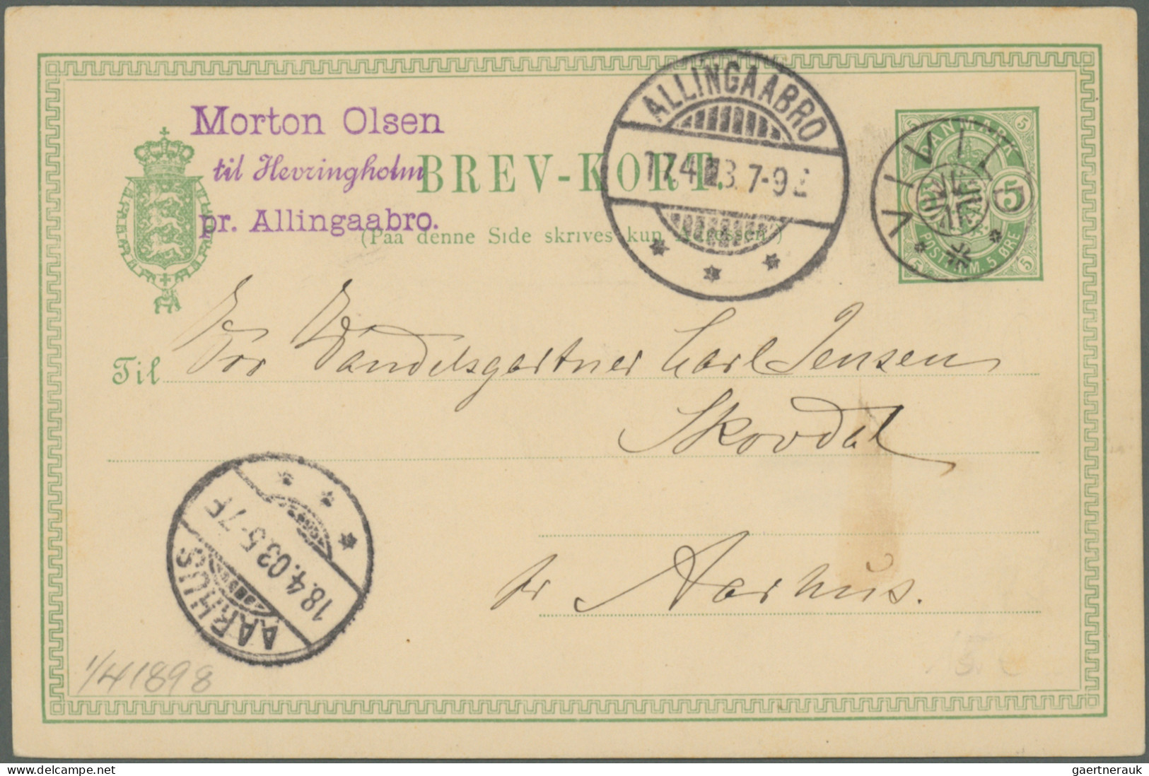 Denmark: 1860/1990 (ca.), Balance Of Apprx. 195 Covers/cards, Mainly Commercial - Autres & Non Classés