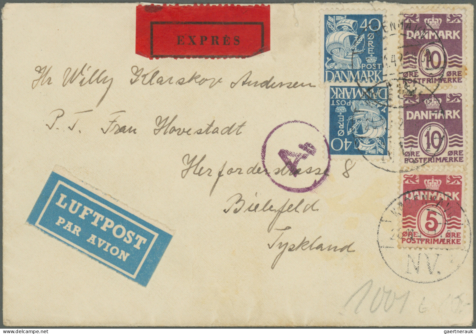 Denmark: 1860/1990 (ca.), balance of apprx. 195 covers/cards, mainly commercial