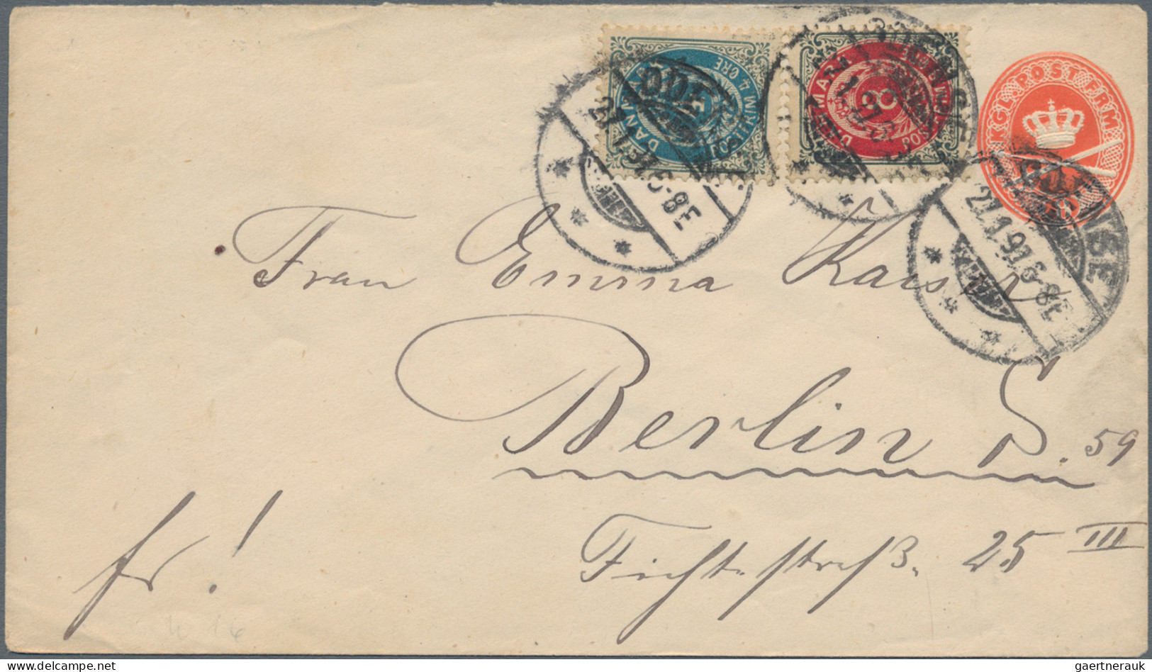 Denmark - Postal Stationery: 1880-1945 (c.): Collection Of 71 Postal Stationery - Enteros Postales