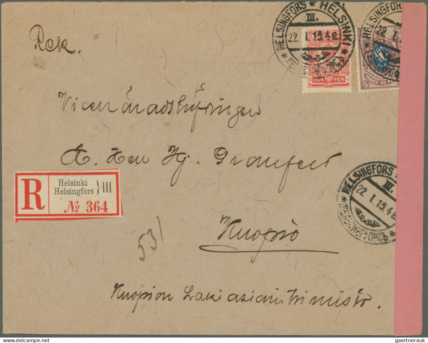 Finland: 1794/2010, Sophisticated Balance Of Apprx. 1.200 Covers/cards With Plen - Lettres & Documents